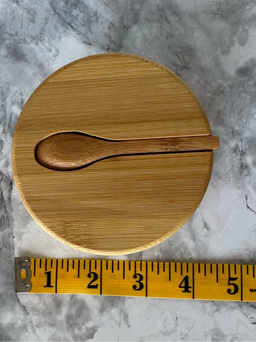 NWOT Totally Bamboo Little Dipper Salt Box with Spoon